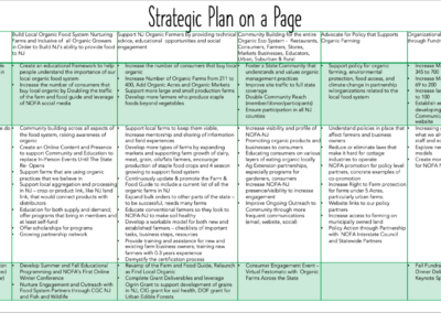 NOFA-NJ Strategic Plan